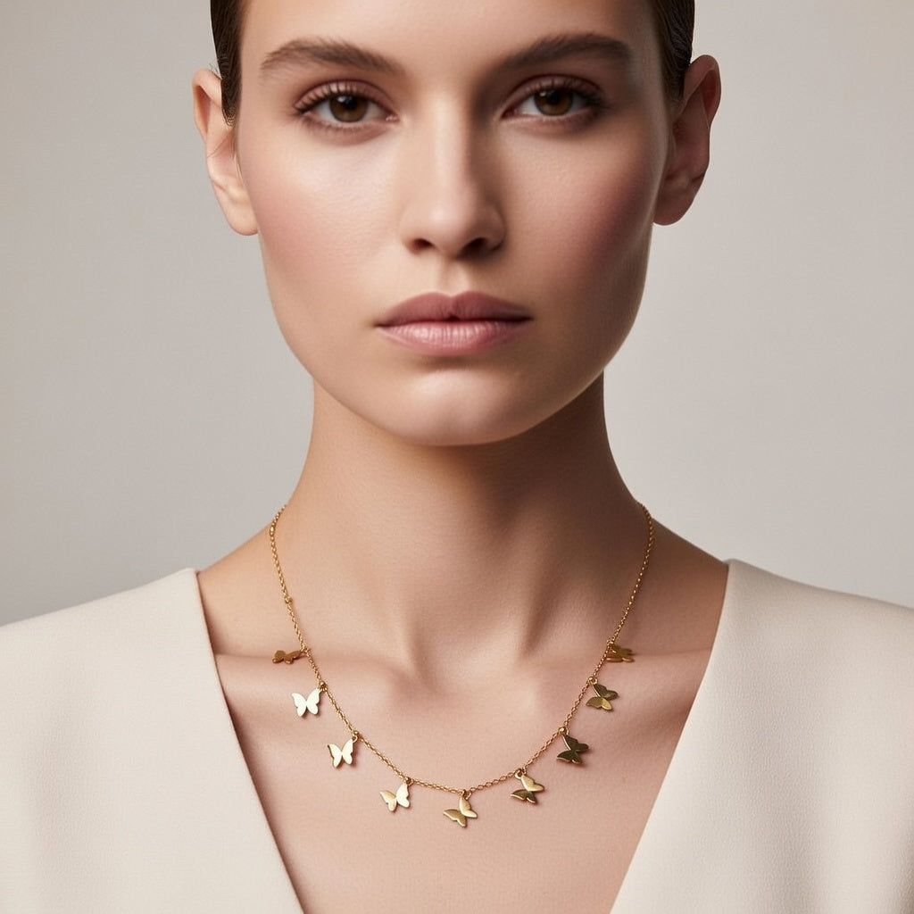 Butterfly Charm Chain |  Anti-Tarnish