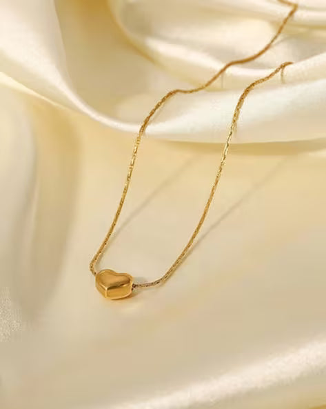 Mini Heart in Chain | Anti- Tarnish