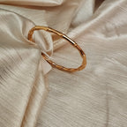 Bamboo Kada Bracelet | Anti-Tarnish