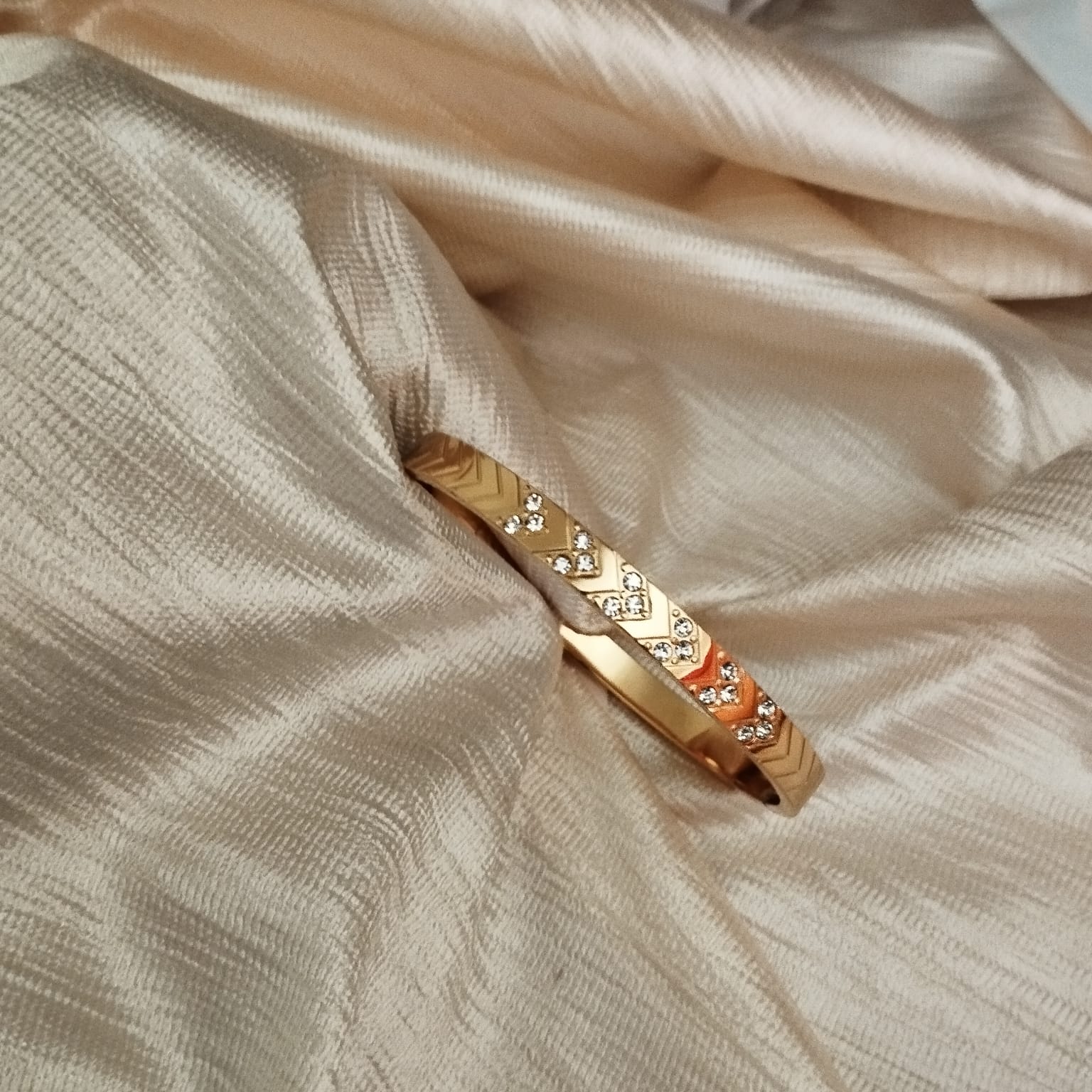 Premium AD Studded Kada Bracelet | Anti tarnish