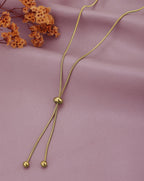 Elegant Two Drop NeckChain |  Anti-Tarnish