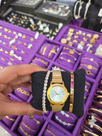 Classic Vintage Watch and Bracelet Stack | Anti Tarnish