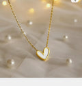 MOP Heart Neckchain | Anti tarnish