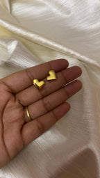 Minimal Heart Anti-Tarnish Earrings for Women