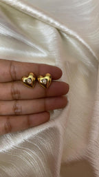 Elegant Heart Anti-Tarnish Earrings for Women