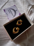 Classic Heart Anti-Tarnish Earrings for Women