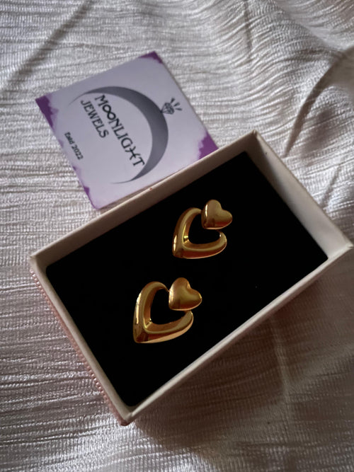 Classic Heart Anti-Tarnish Earrings for Women