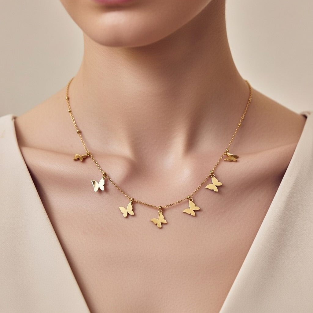 Butterfly Charm Chain |  Anti-Tarnish