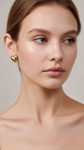 Elegant Heart Anti-Tarnish Earrings for Women