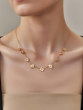 Flower Charm Chain | Anti Tarnish