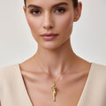 Couple Hugging Neckchain | Anti-Tarnish