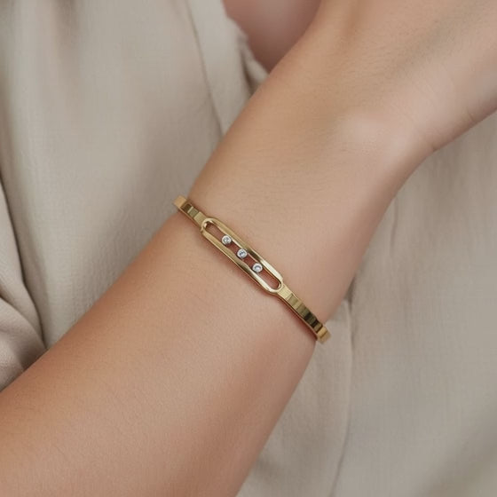 Sliding AD Kada Bracelet | Anti tarnish