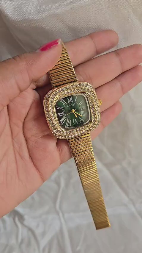 Diamond Whisper Watch for Women – Classic Elegant Vintage Watch| Anti tarnish