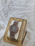 Coffee Studded Elegant Watch