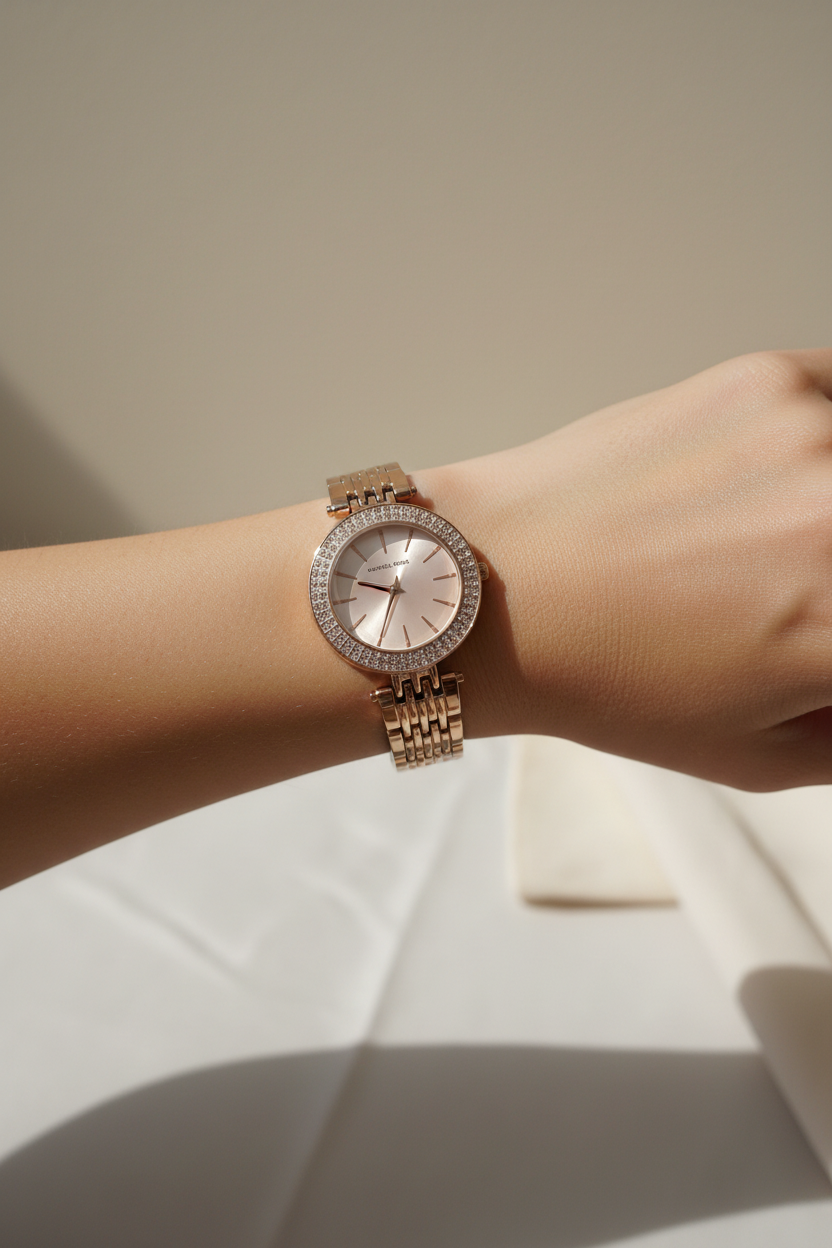 MK Inspired Studded Watch