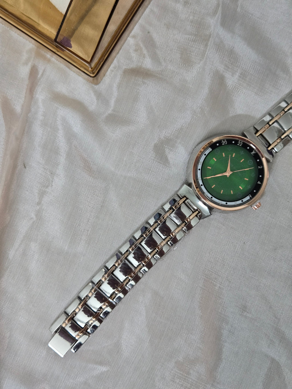 LV Inspired Watch | Green Dial