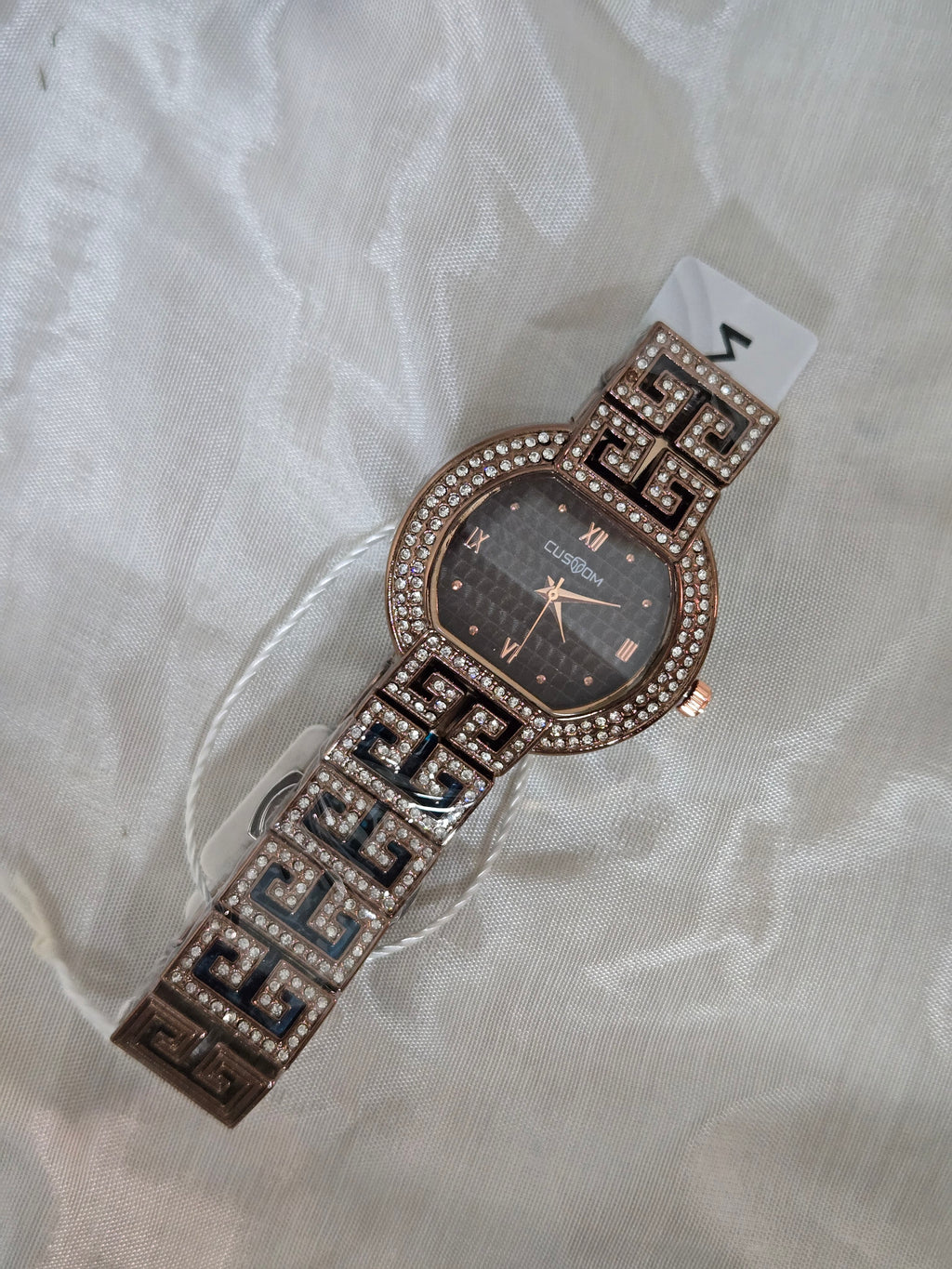 Coffee Studded Elegant Watch