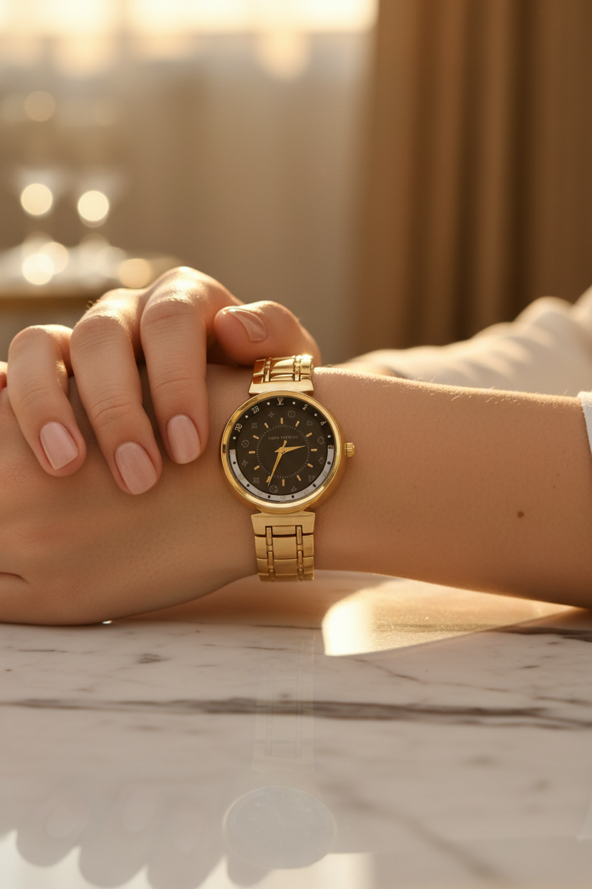 LV Inspired Watch